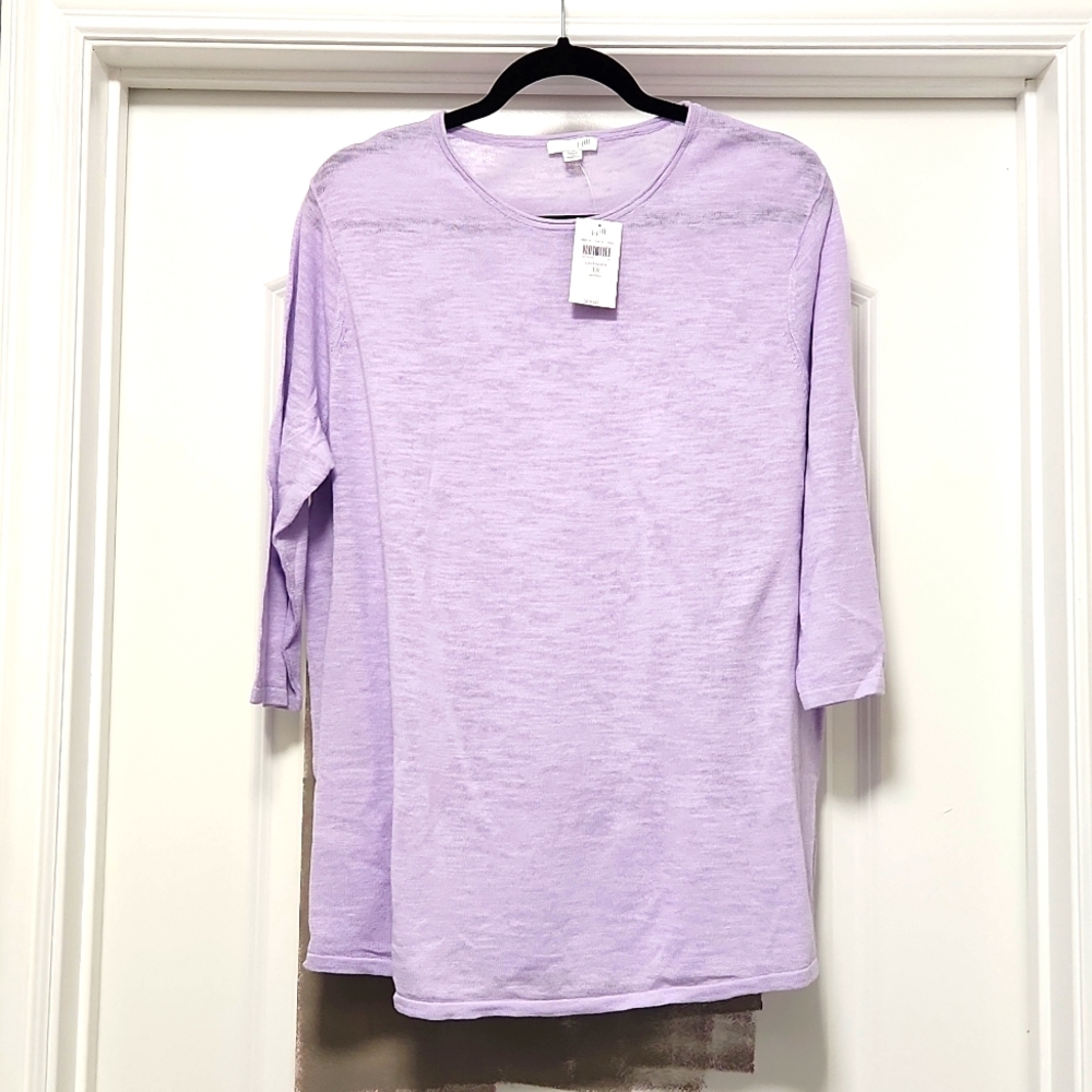 NWT, J.Jill, 1x, purple